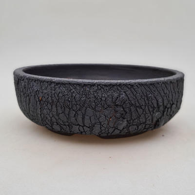 Keramische Bonsai-Schale 20,5 x 20,5 x 7 cm, Farbe rissig - 1