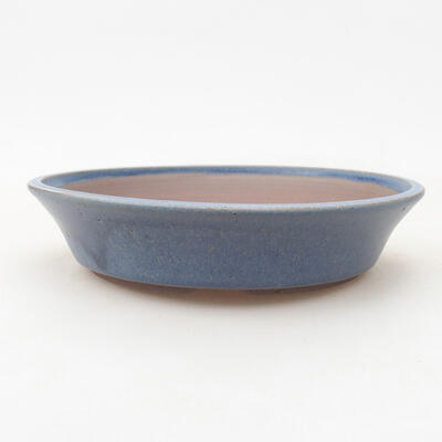 Keramische Bonsai-Schale 19 x 19 x 4 cm, Farbe blau - 1