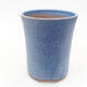 Keramische Bonsai-Schale 11,5 x 11,5 x 13 cm, Farbe blau - 1/3