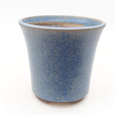 Keramische Bonsai-Schale 13 x 13 x 12,5 cm, Farbe blau - 1