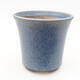 Keramische Bonsai-Schale 13 x 13 x 12,5 cm, Farbe blau - 1/3