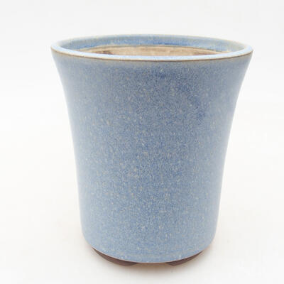 Keramische Bonsai-Schale 11 x 11 x 12 cm, Farbe blau - 1
