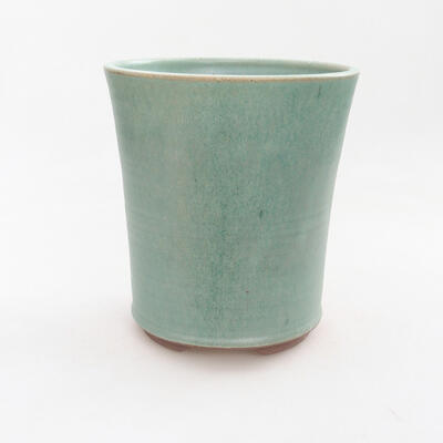 Keramische Bonsai-Schale 14 x 14 x 15,5 cm, Farbe grün - 1