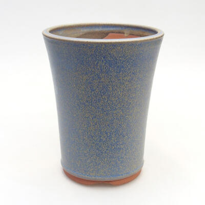 Bonsaischale aus Keramik 10 x 10 x 13,5 cm, Farbe blau - 1