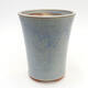 Bonsaischale aus Keramik 11 x 11 x 13,5 cm, Farbe blau - 1/3