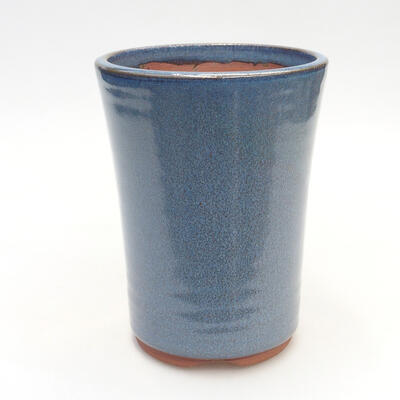 Bonsaischale aus Keramik 9,5 x 9,5 x 13,5 cm, Farbe blau - 1