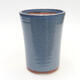 Bonsaischale aus Keramik 9,5 x 9,5 x 13,5 cm, Farbe blau - 1/3