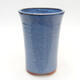 Bonsaischale aus Keramik 10 x 10 x 15 cm, Farbe blau - 1/3