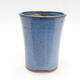 Bonsaischale aus Keramik 10,5 x 10,5 x 13,5 cm, Farbe blau - 1/3