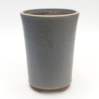 Bonsaischale aus Keramik 10 x 10 x 14 cm, Farbe blau - 1