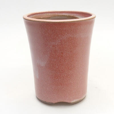 Bonsaischale aus Keramik 8 x 8 x 10,5 cm, Farbe rosa - 1