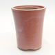 Bonsaischale aus Keramik 8 x 8 x 10,5 cm, Farbe rosa - 1/3