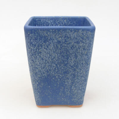 Bonsaischale aus Keramik 8,5 x 8,5 x 11,5 cm, Farbe blau - 1