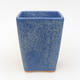 Bonsaischale aus Keramik 8,5 x 8,5 x 11,5 cm, Farbe blau - 1/3