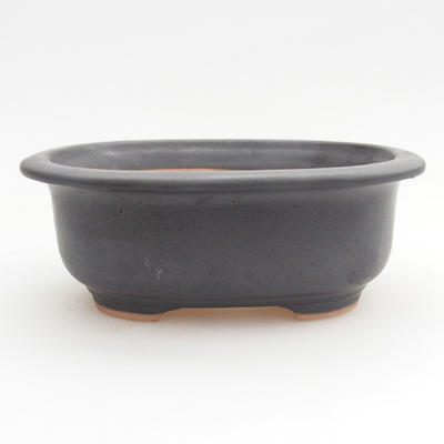 Keramik Bonsaischale 15,5 x 12,5 x 6 cm, Metallfarbe - 1