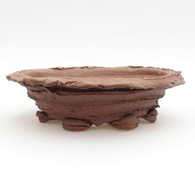 Keramik Bonsai Schüssel 21 x 21 x 6 cm, graue Farbe - 1