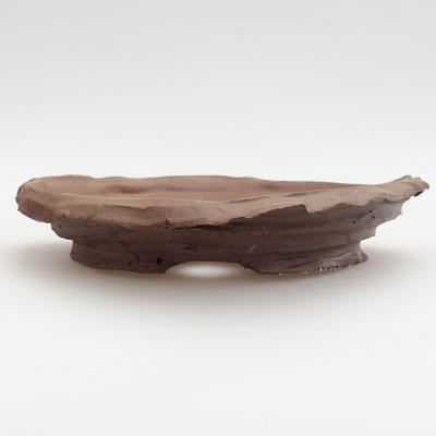 Keramik Bonsai Schüssel 21 x 21 x 4,5 cm, graue Farbe - 1