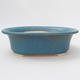 Keramik Bonsaischale 22 x 17,5 x 6,5 cm, Farbe blau - 1/4