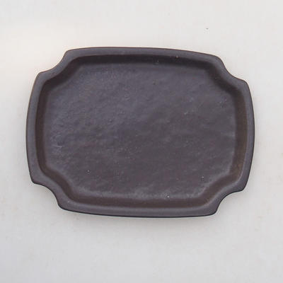 Bonsai Tablett H 01 - 11,5 x 8,5 x 1 cm, schwarz matt - 11,5 x 8,5 x 1 cm - 1