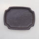 Bonsai Tablett H 01 - 11,5 x 8,5 x 1 cm, schwarz matt - 11,5 x 8,5 x 1 cm - 1/2