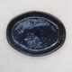 Bonsai-Wassertablett H 05 - 10 x 7,5 x 1 cm, schwarz glänzend - 1/2