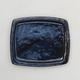 Bonsai Tablett H11 - 11 x 9,5 x 1 cm, schwarz glänzend - 1/3