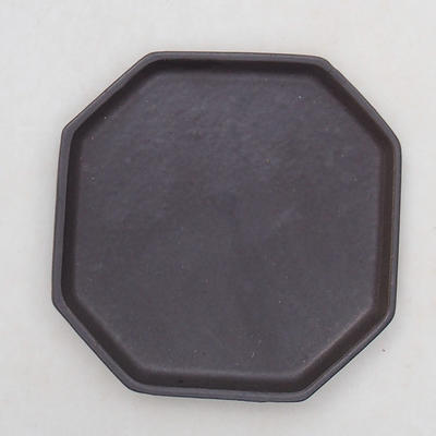 Bonsai Tablett 13 - 11 x 11 x 1,5 cm, schwarz matt - 1