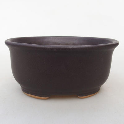 Keramik Bonsai Schüssel H 30 - 12 x 10 x 5 cm, schwarz matt - 1