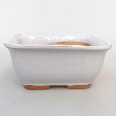Keramische Bonsai-Schale H 38 - 12 x 10 x 5,5 cm, Weiß - 1