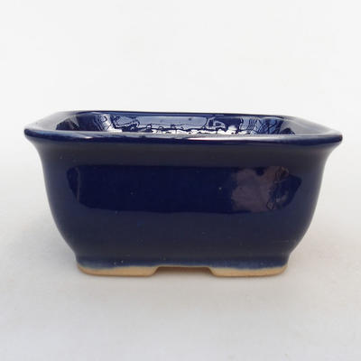 Keramische Bonsai-Schale H 38 - 12 x 10 x 5,5 cm, Blau - 1