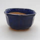 Keramik Bonsai Schüssel H 95 - 7 x 7 x 4,5 cm, Blau - 1/3