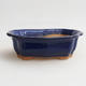 Ceramic bonsai bowl H 51 - 17.5 x 13.5 x 5.5 cm, blue - 1/3
