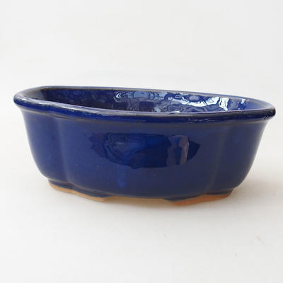 Bonsai-Schale H 75 - 19 x 14 x 7 cm, Blau - 1