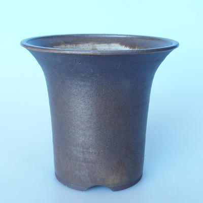 Keramik Bonsai Schüssel 22 x 22 x 19,5 cm Farbe braun - 1