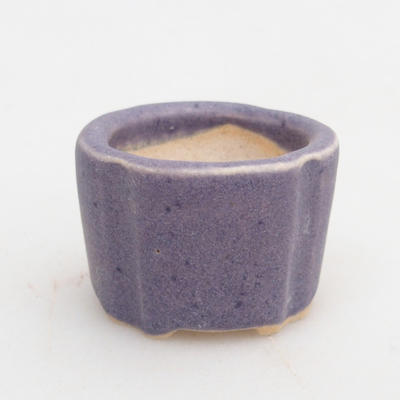 Mini-Bonsaischale 3,5 x 3,5 x 2 cm, Farbe violett - 1