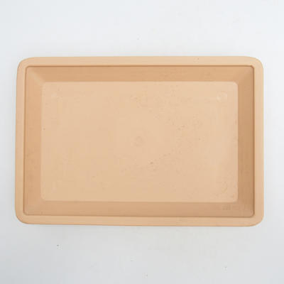 Bonsai-Untertasse Kunststoff PP-2 - beige 21,5 x 14,5 x 2 cm
