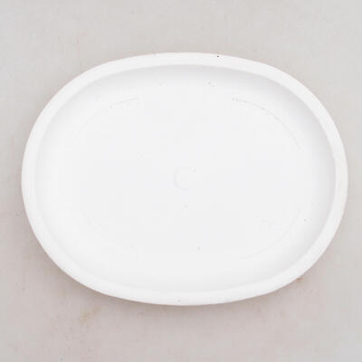 Bonsai-Untertasse Kunststoff PP-4 weiß 16 x 12,5 x 1,5 cm - 1