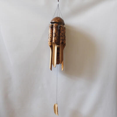 Glockenspiel aus geglühtem Bambus 100 cm - 1