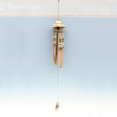 Bambus-Glockenspiel-Dosenschildkröte 110 cm - 1