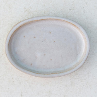 Bonsai-Wassertablett H 04 - 10 x 7,5 x 1 cm, weiß - 10 x 7,5 x 1 cm - 1