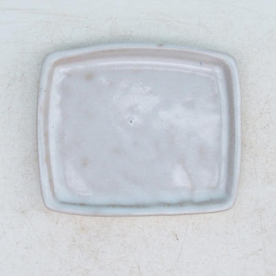 Bonsai Tablett H11 - 11 x 9,5 x 1 cm,  weiß - 11 x 9,5 x 1 cm - 1