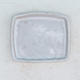 Bonsai Tablett H11 - 11 x 9,5 x 1 cm,  weiß - 11 x 9,5 x 1 cm - 1/2