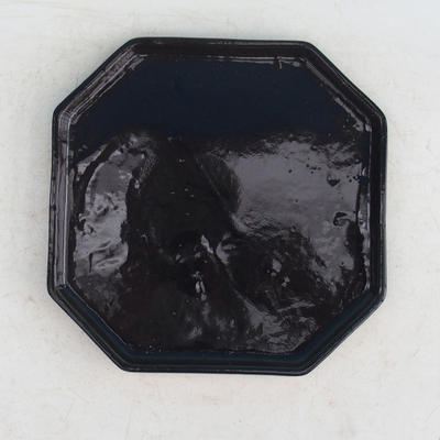 Bonsai Tablett 14 - 17,5 x 17,5 x 1,5 cm, schwarz - 17,5 x 17,5 x 1,5 cm - 1