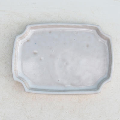 Bonsai-Wasserschale H 17 - 14 x 10 x 1 cm, weiß - 14 x 10 x 1 cm - 1