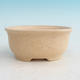Keramik Bonsai Schüssel H 30 - 12 x 10 x 5 cm, beige- 12 x 10 x 5 cm - 1/2