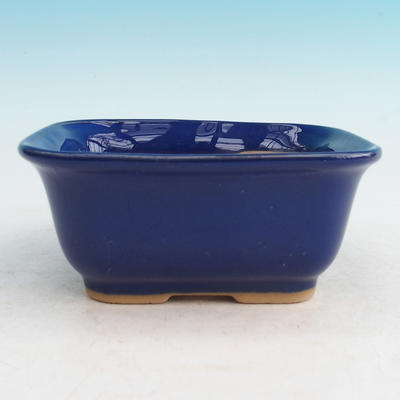 Bonsaischale aus Keramik H 36 - 17 x 15 x 8 cm, blau - 17 x 15 x 8 cm - 1