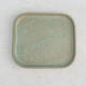 Bonsai Tablett P 37 - 14 x 13 x 1 cm, grün - 14 x 13 x 1 cm - 1/2