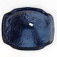 Bonsai-Untertasse aus Keramik H 55 - 29 x 24 x 2 cm, schwarz glänzend - 1/3