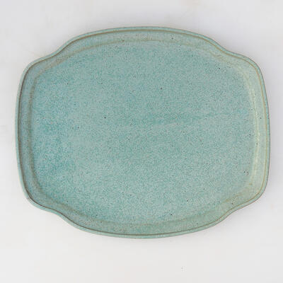 Bonsai-Untertasse aus Keramik H 55 - 29 x 24 x 2 cm, Grün - 1