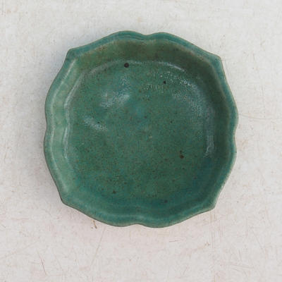 Bonsai Tablett H 95 - 7 x 7 x 1 cm, grün  - 7 x 7 x 1 cm - 1